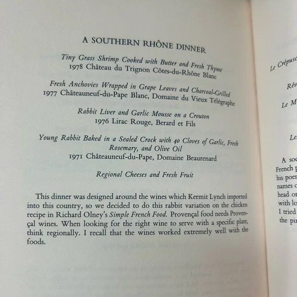 Chez Panisse Menu Cookbook Copyright 1982 by Alice L. Waters - Picture 8 of 10